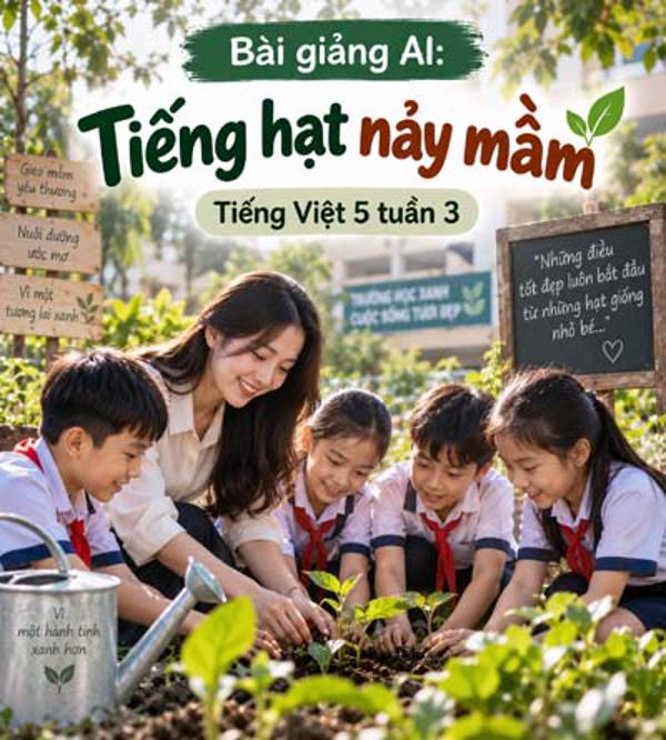 Bài giảng AI: Tiếng hạt nảy mầm - Tiếng Việt 5 tuần 3