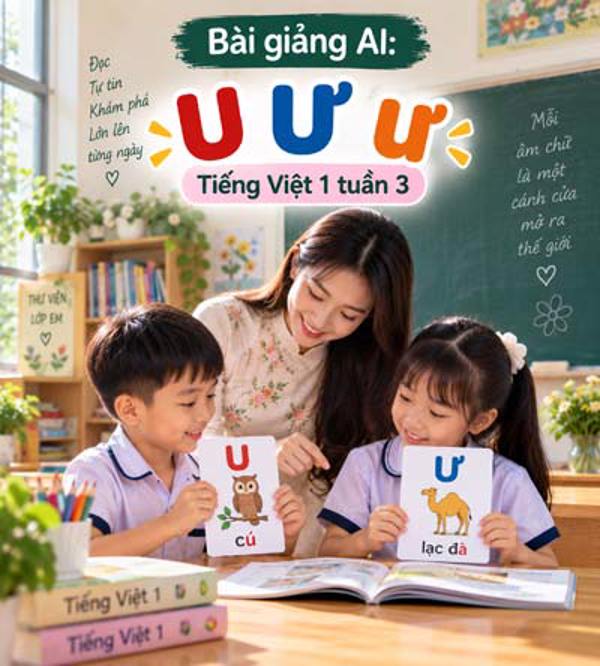 Bài giảng AI: U u  Ư ư - Tiếng Việt 1 tuần 3