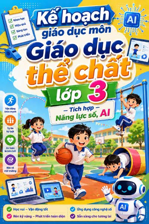 Kế hoạch giáo dục môn Giáo dục thể chất lớp 3 – Tích hợp Năng lực số, AI