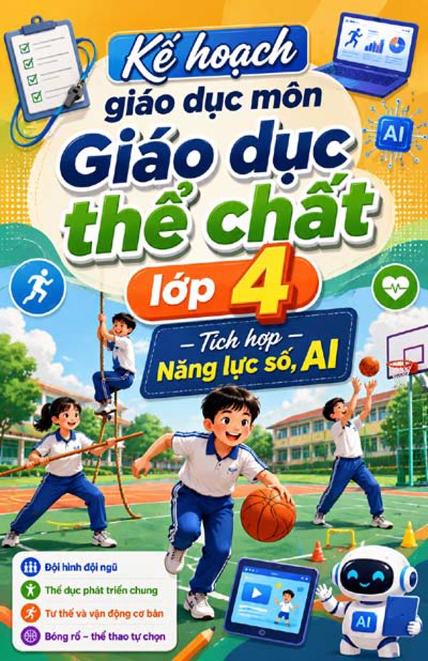 Kế hoạch giáo dục môn Giáo dục thể chất lớp 4 – Tích hợp Năng lực số, AI
