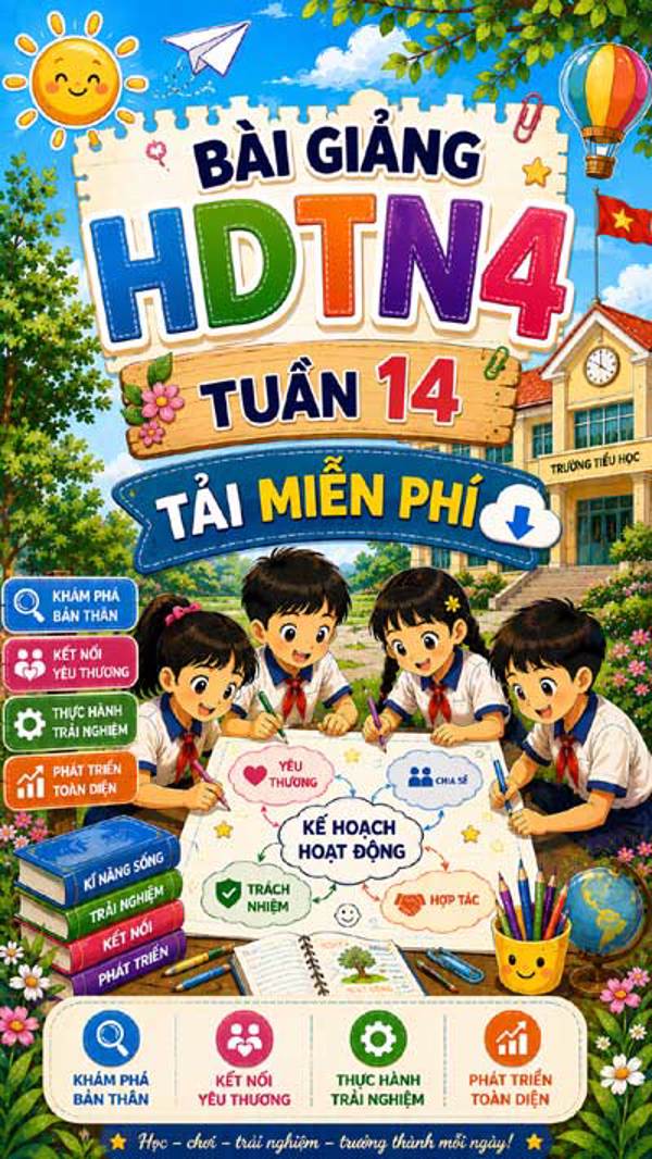 Bài giảng HĐTN 4 tuần 14 - Tải miễn phí