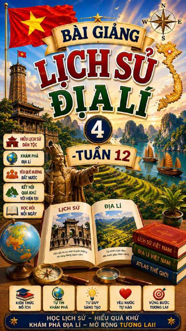 Bài giảng Lịch sử Địa 4 tuần 12 - Tải miễn phí