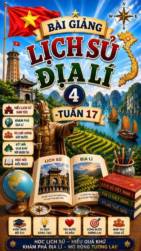 Bài giảng Lịch sử Địa 4 tuần 17 - Tải miễn phí