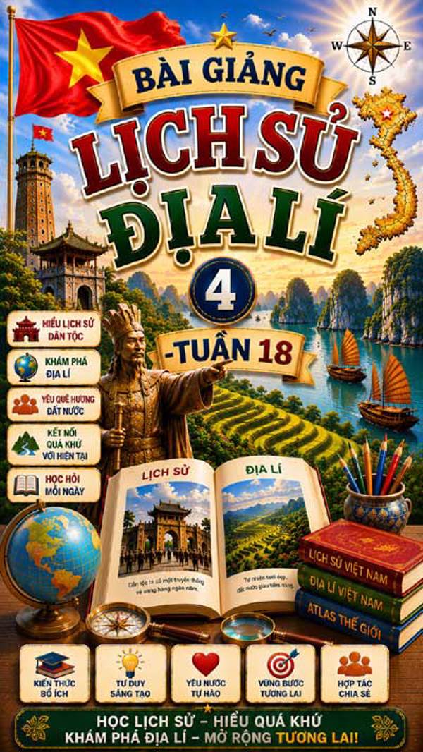 Bài giảng Lịch sử Địa 4 tuần 18 - Tải miễn phí