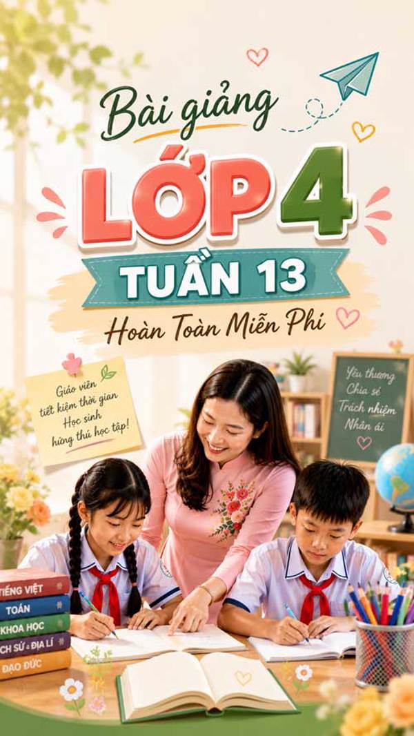 Bài giảng Tiếng Việt 4 tuần 13 - Tải miễn phí