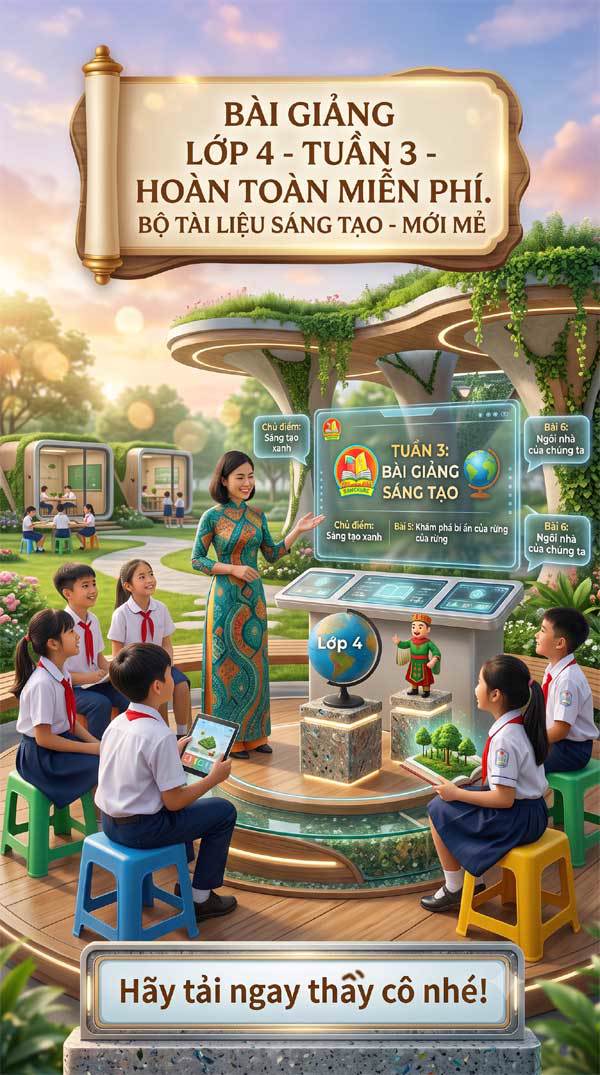 Bài giảng Tiếng việt 4 tuần 3 - Tải miễn phí