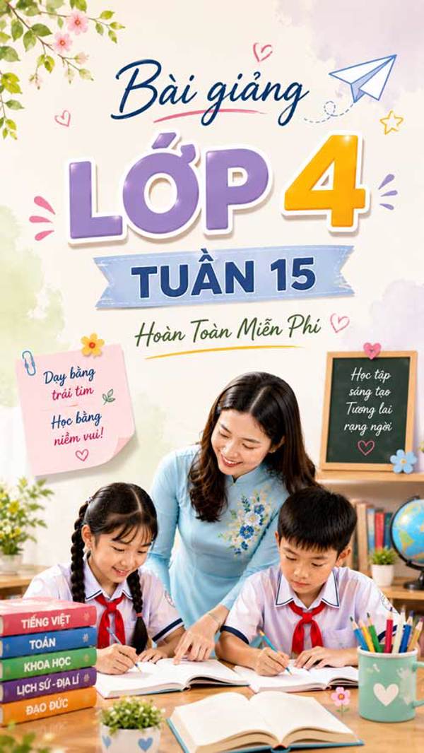 Bài giảng Tiếng Việt 4 tuần 15 - Tải miễn phí