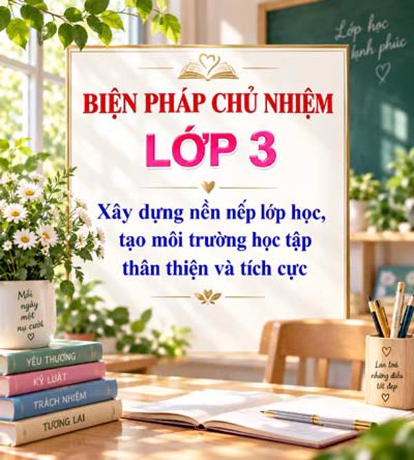 Xây dựng nền nếp lớp học, tạo môi trường học tập thân thiện và tích cực