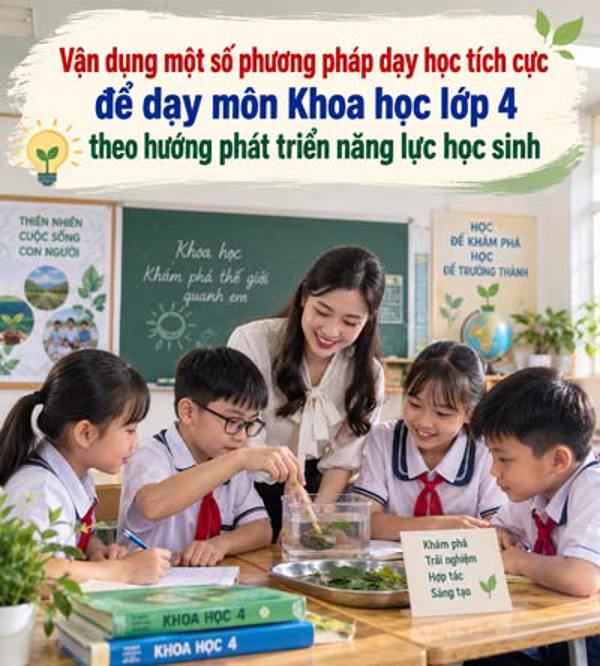 Vận dụng một số phương pháp dạy học tích cực để dạy môn Khoa học lớp 4 theo hướng phát triển năng lực học sinh