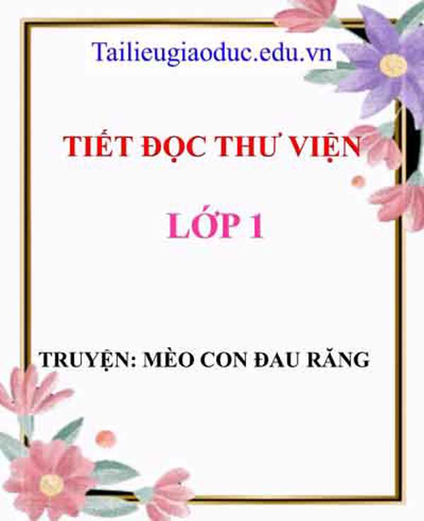 Truyện: Mèo con đau răng
