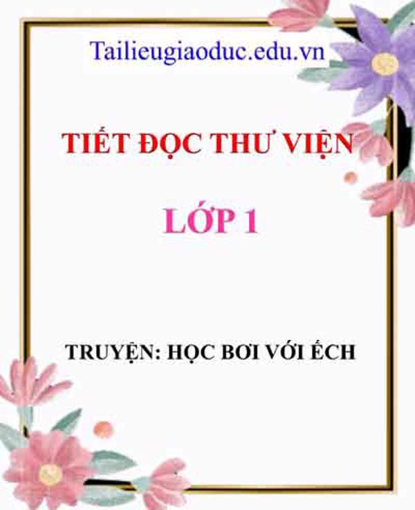 Truyện học bơi với ếch