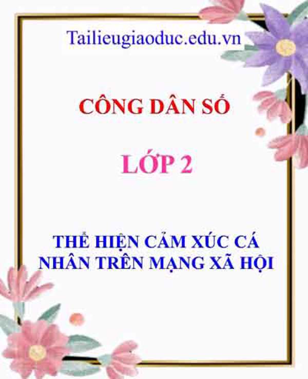 Thể hiện cảm xúc cá nhân trên mạng xã hội