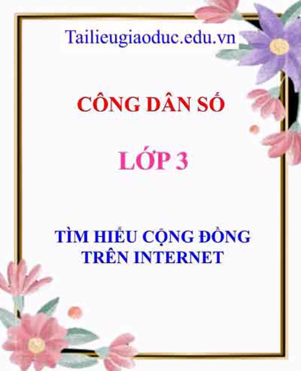 Tìm hiểu cộng đồng trên Internet