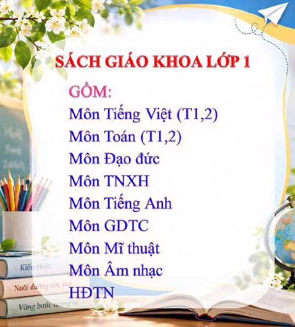 Sách giáo khoa lớp 1