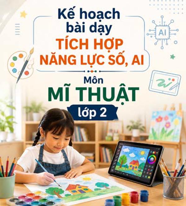 Kế hoạch bài dạy tích hợp môn Mĩ thuật lớp 2