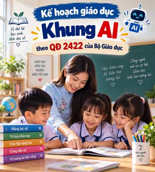 Kế hoạch giáo dục Khung AI khối 1 theo Quyết định 2422 của Bộ Giáo dục