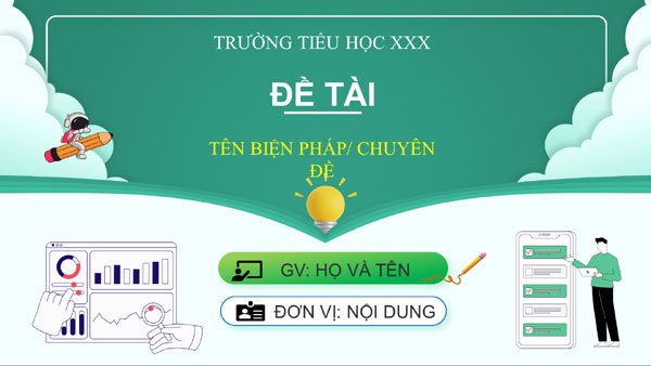 Mẫu PowerPoint thuyết trình thi Giáo viên giỏi, Chuyên đề, Sáng kiến Đẹp – Chuyên Nghiệp – Tải Miễn Phí