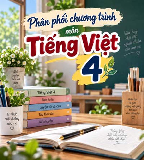 Phân phối chương trình Tiếng Việt 4